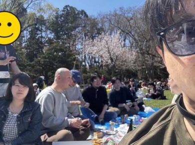 新人歓迎会＆花見をしました