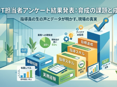 【OJT担当者アンケート】現場の先輩が明かす、こだわりと本音
