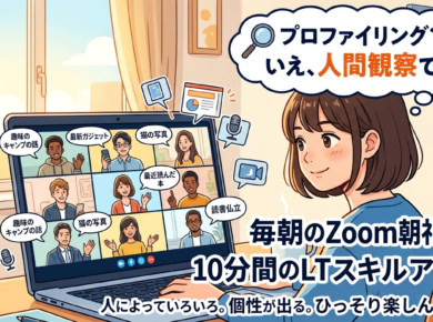 朝礼でプロファイリングしてません